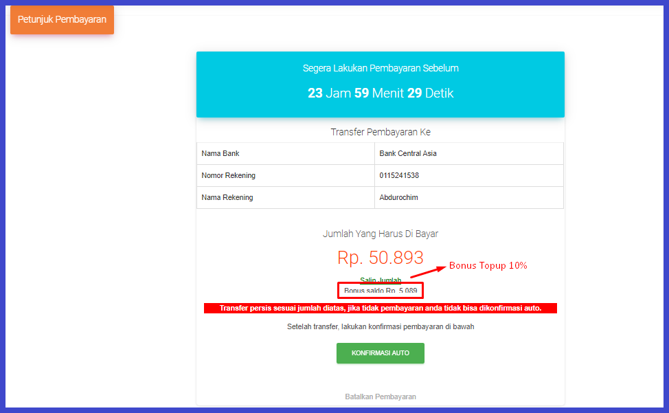 Bonus Kode Promo 10%