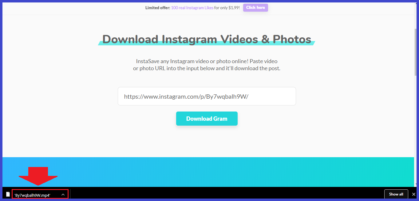 download video dari Instagram