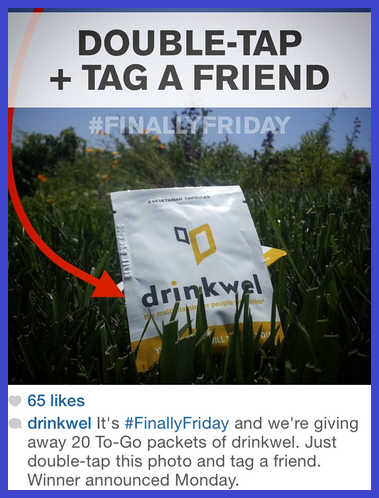 brand awareness bisnis online Instagram dengan kontes tag to win